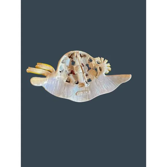 Vintage Beatrix Jewelry BJ Jewel Flower Pin Brooch Accessory - Picture 14 of 16